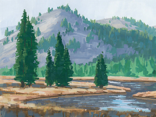 Gouache Landscape Painting 4