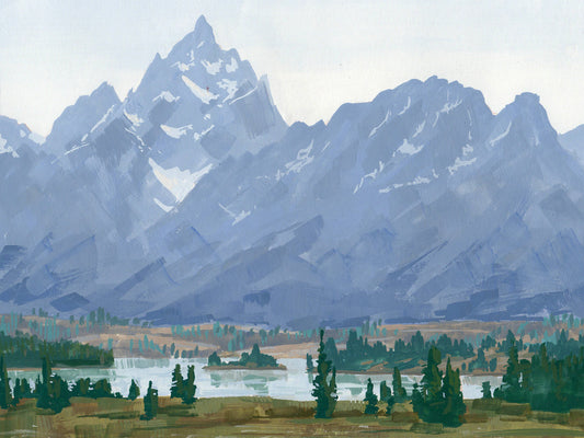 Gouache Landscape Painting 8