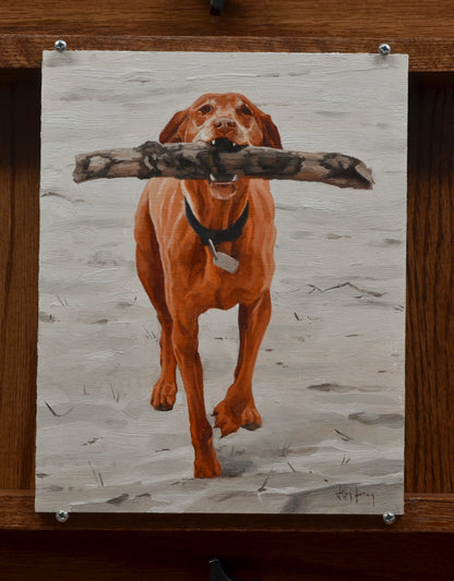 Custom Dog Portrait Oil Painting